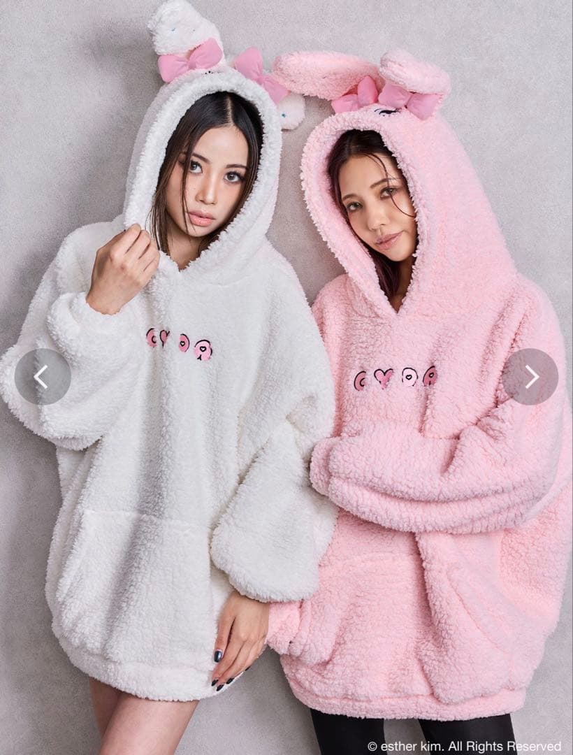 【Esther Bunny×GYDA】BIG ボアパーカー