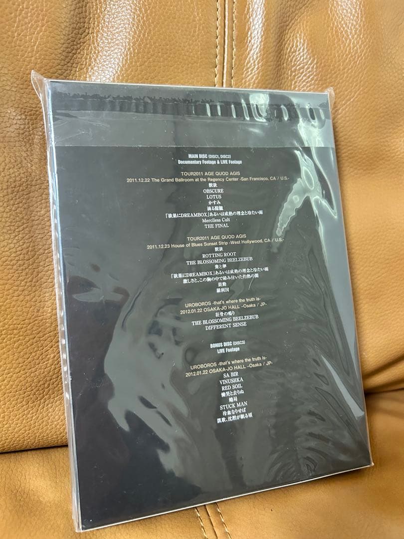 DIR EN GREY 【TOUR2011 AGE QUOD AGIS】初限盤