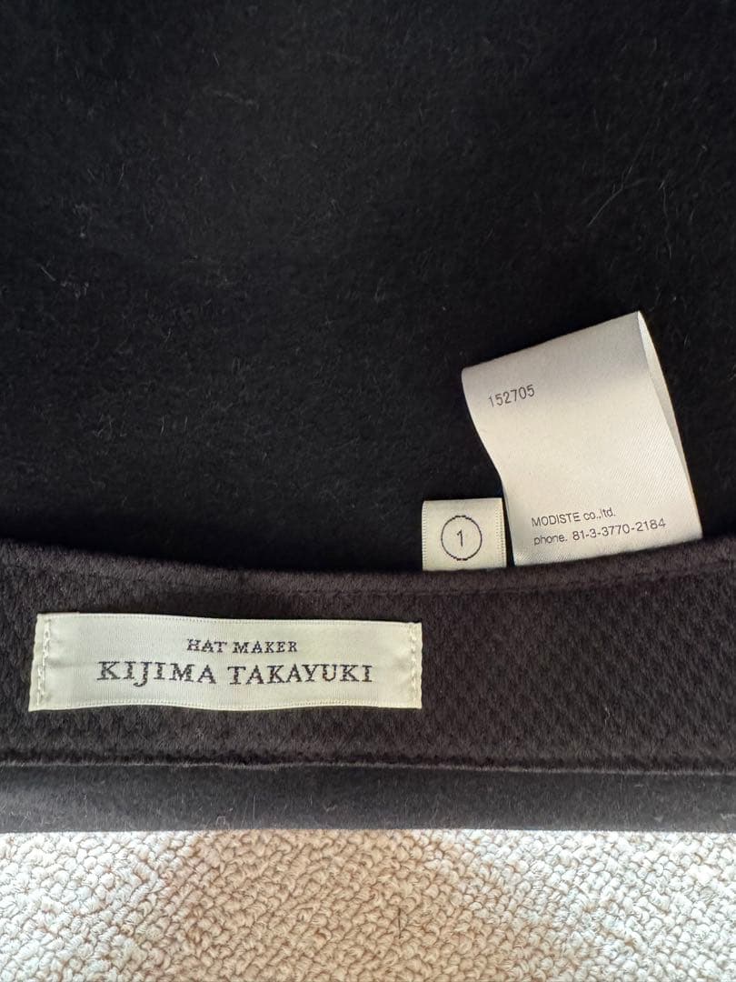 KIJIMA TAKAYUKI ラビットヘアフェルトハット　No.152705