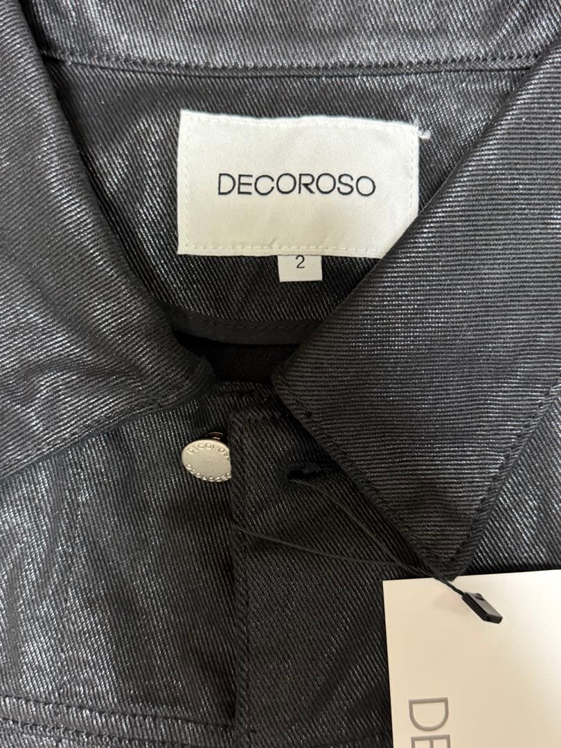DECOROSO ブラック デニムジャケット サイズ2