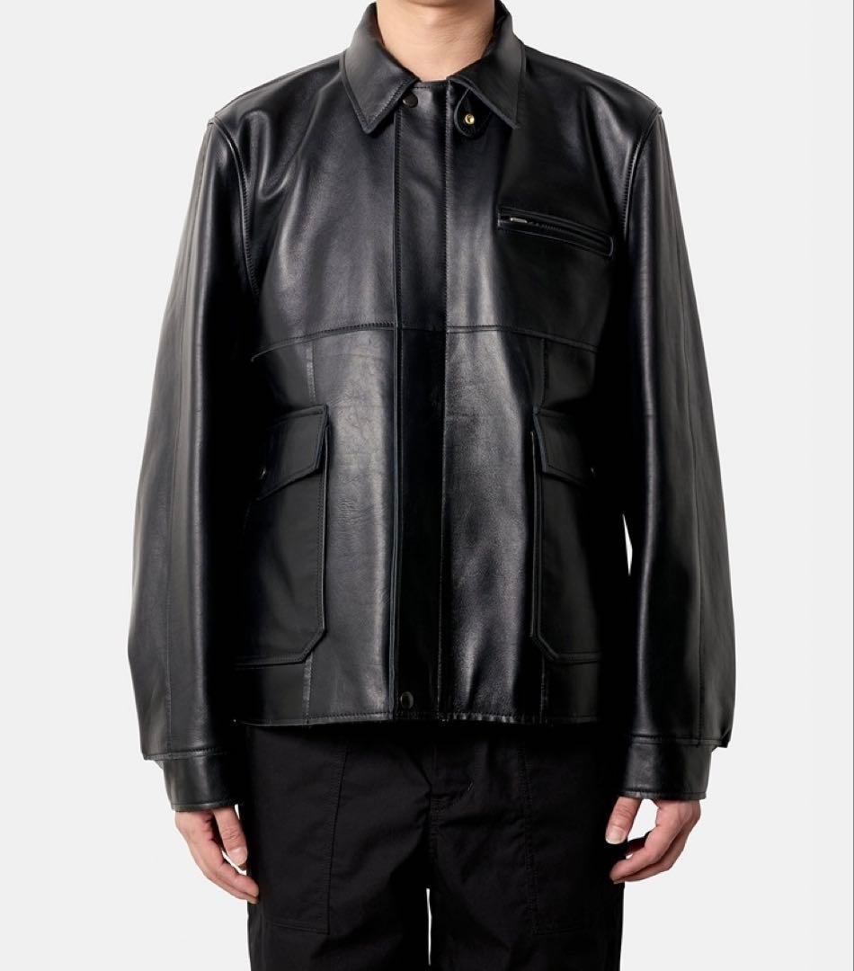 ジャケット・アウター 26ss sacai Leather Blouson black 2