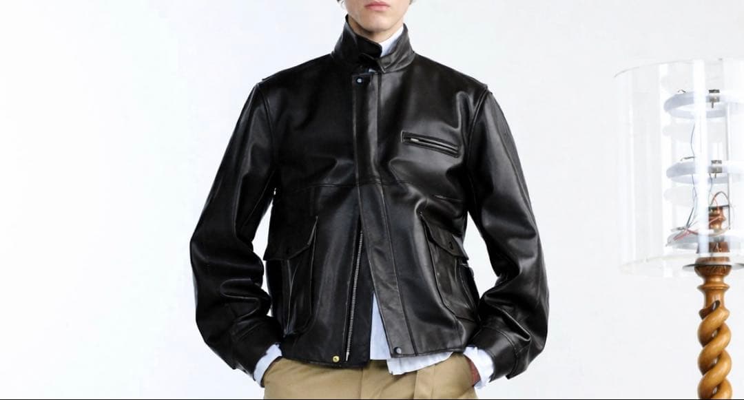ジャケット・アウター 26ss sacai Leather Blouson black 2