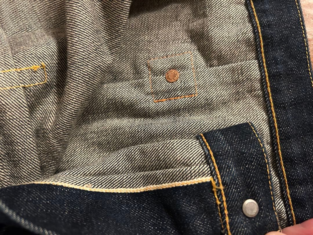 evisu デニムジャケット　1st サイズ46 カモメ　No2 大戦