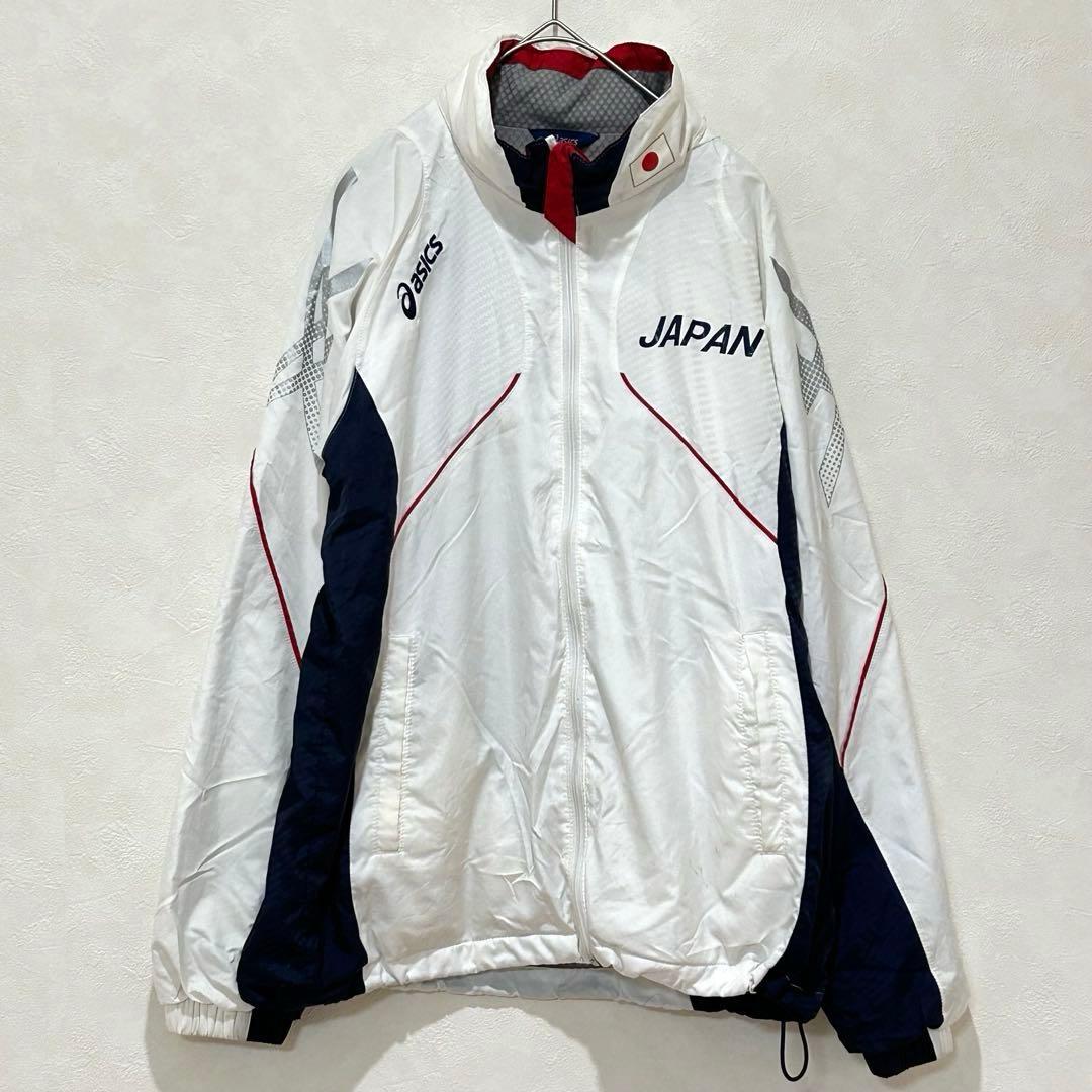アシックス　ウインドブレーカー　日本代表　ジャンパー　ナイロン系　asics