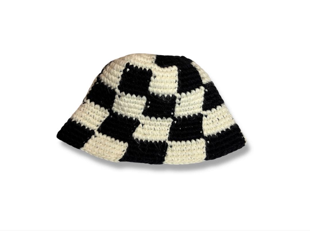 E*Y様 STUSSY BUCKET HAT CHECKER KNIT ステュー