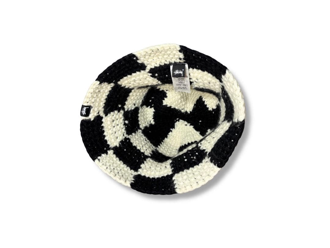 E*Y様 STUSSY BUCKET HAT CHECKER KNIT ステュー