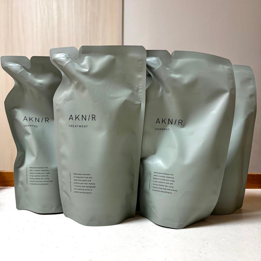 AKNIR シャンプー トリートメント 詰め替え　5個セット