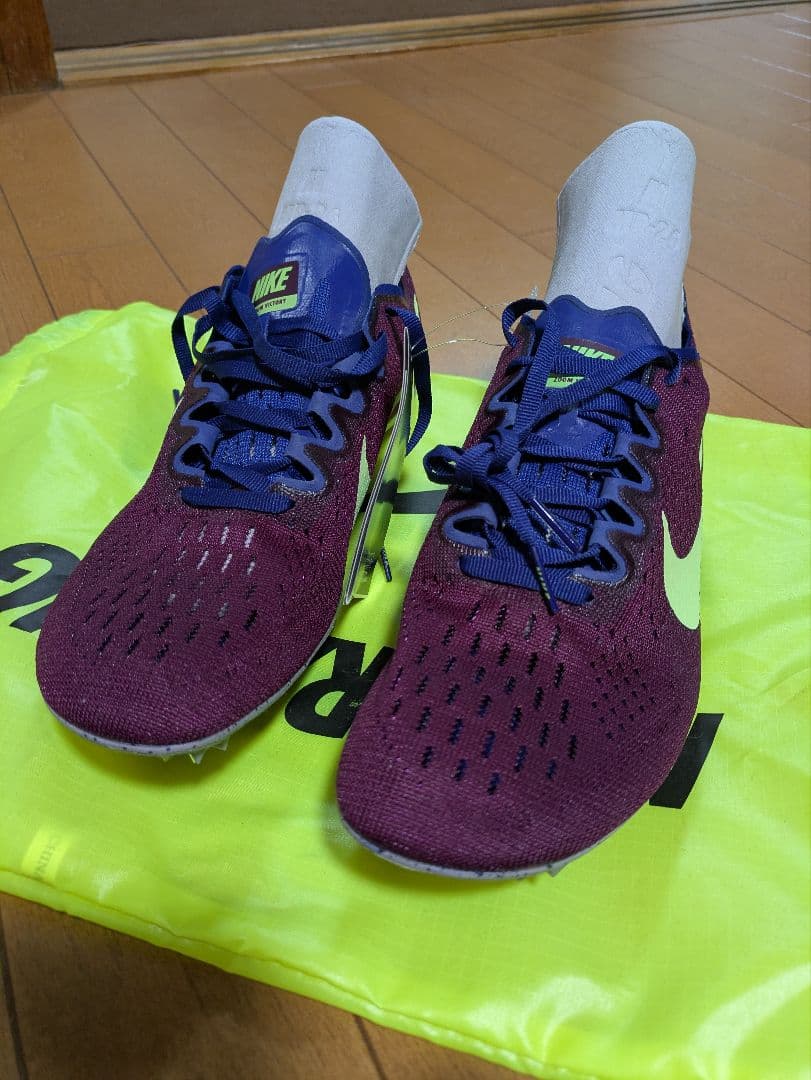 Nike スパイクシューズ パープル/グリーン