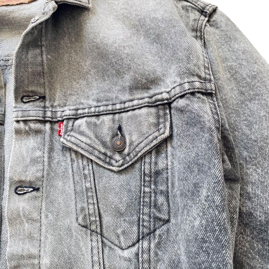 Levi's 80's USA製 57508 ブラックデニムトラッカージャケット