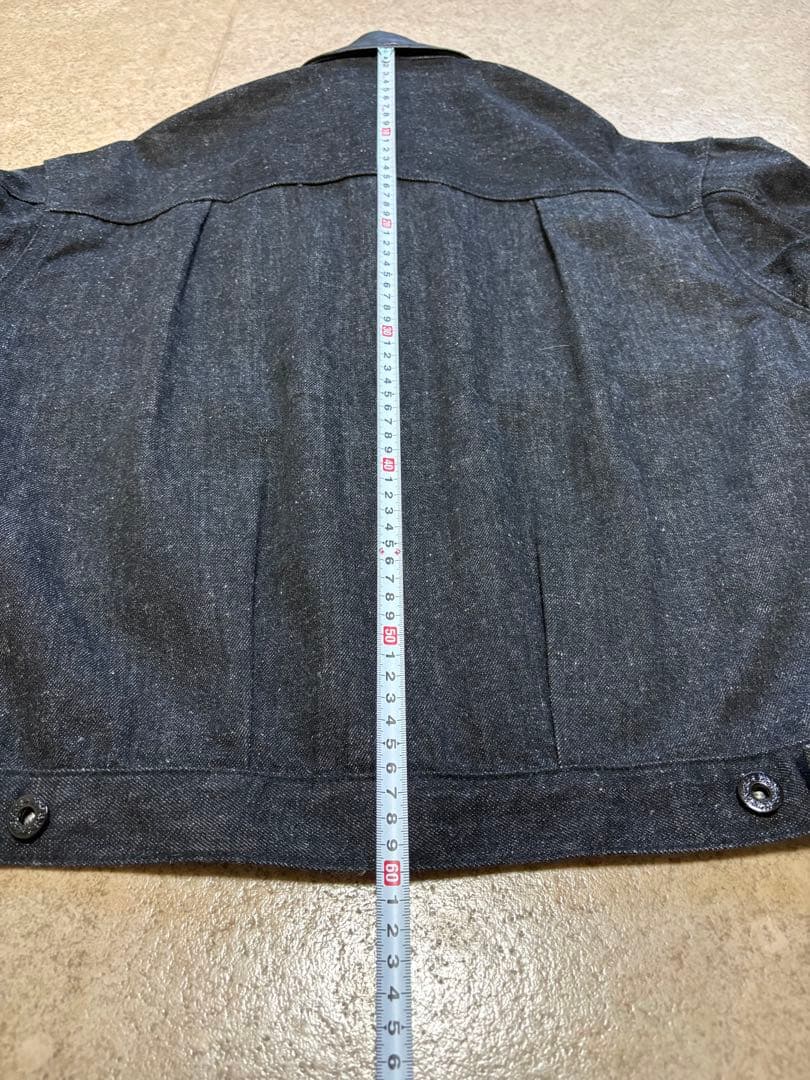 美品 Schott DENIM LEATHER COMBI G-JACKET