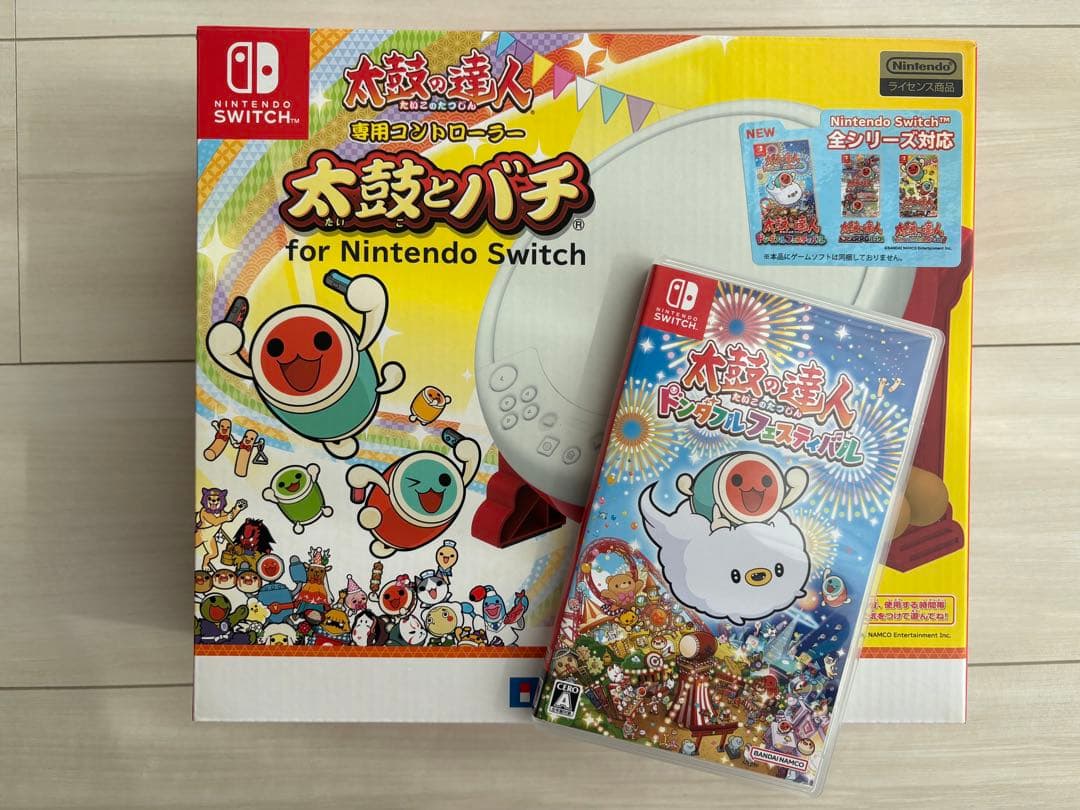 太鼓の達人　コントローラー　ドンダフルフェスティバル　ソフト　セット