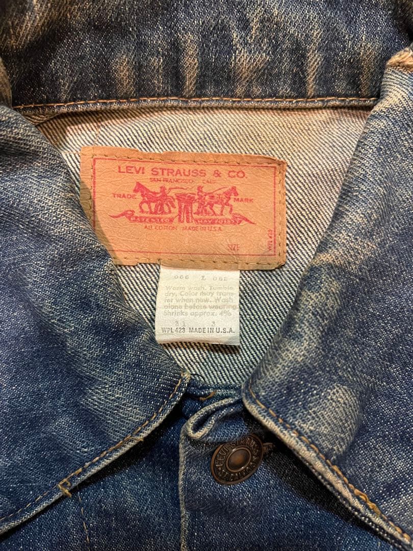 ジャケット・アウター Levi's denim jacket 3rd MADE IN USA 70s