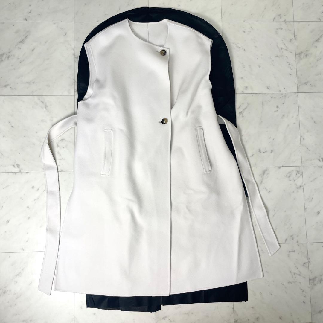 【極美品】23区 2024AW ウールリバー ジレ ベージュ 44 2XL