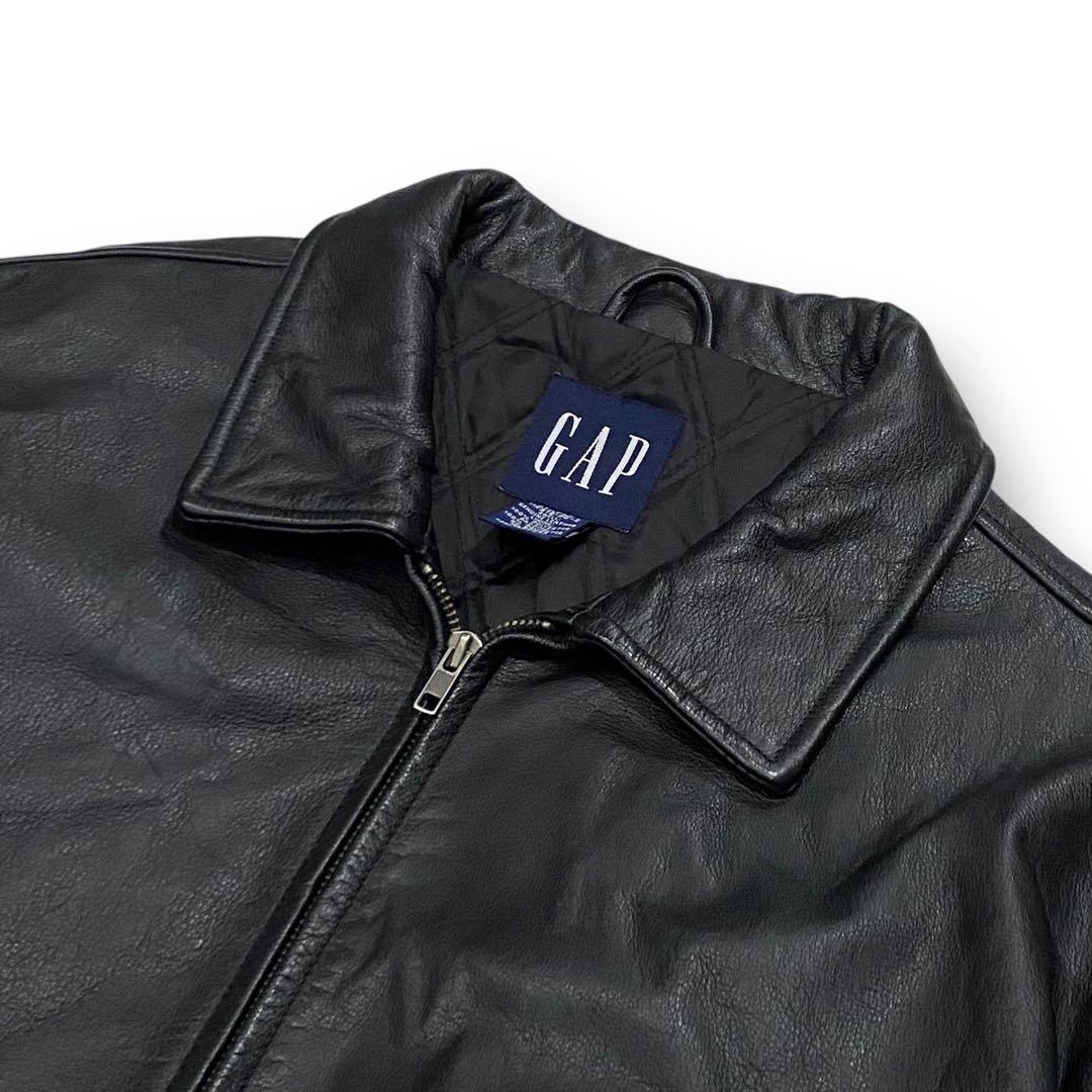 00's GAP ギャップ　レザージャケット　ミントコンディション