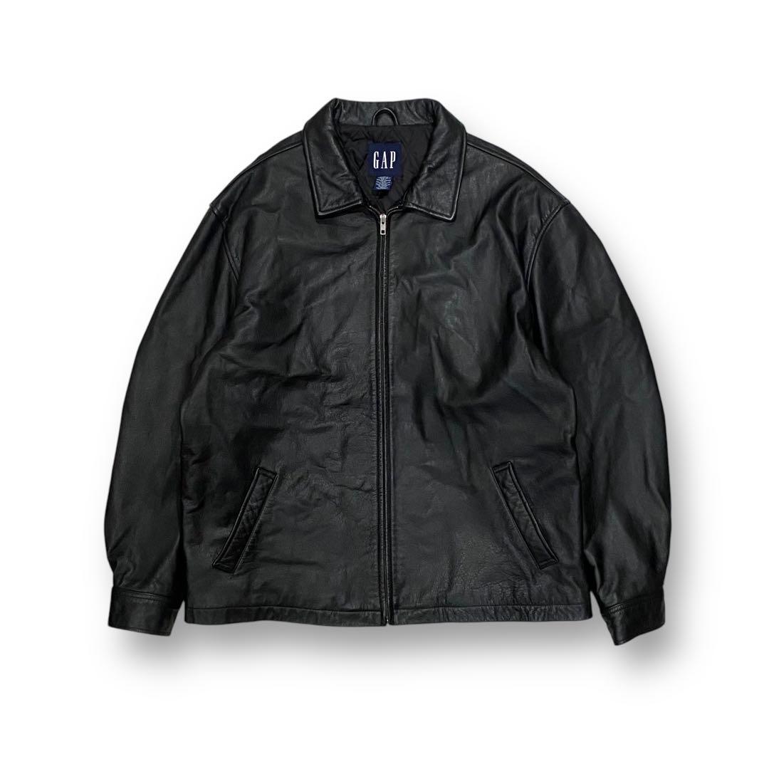 00's GAP ギャップ　レザージャケット　ミントコンディション