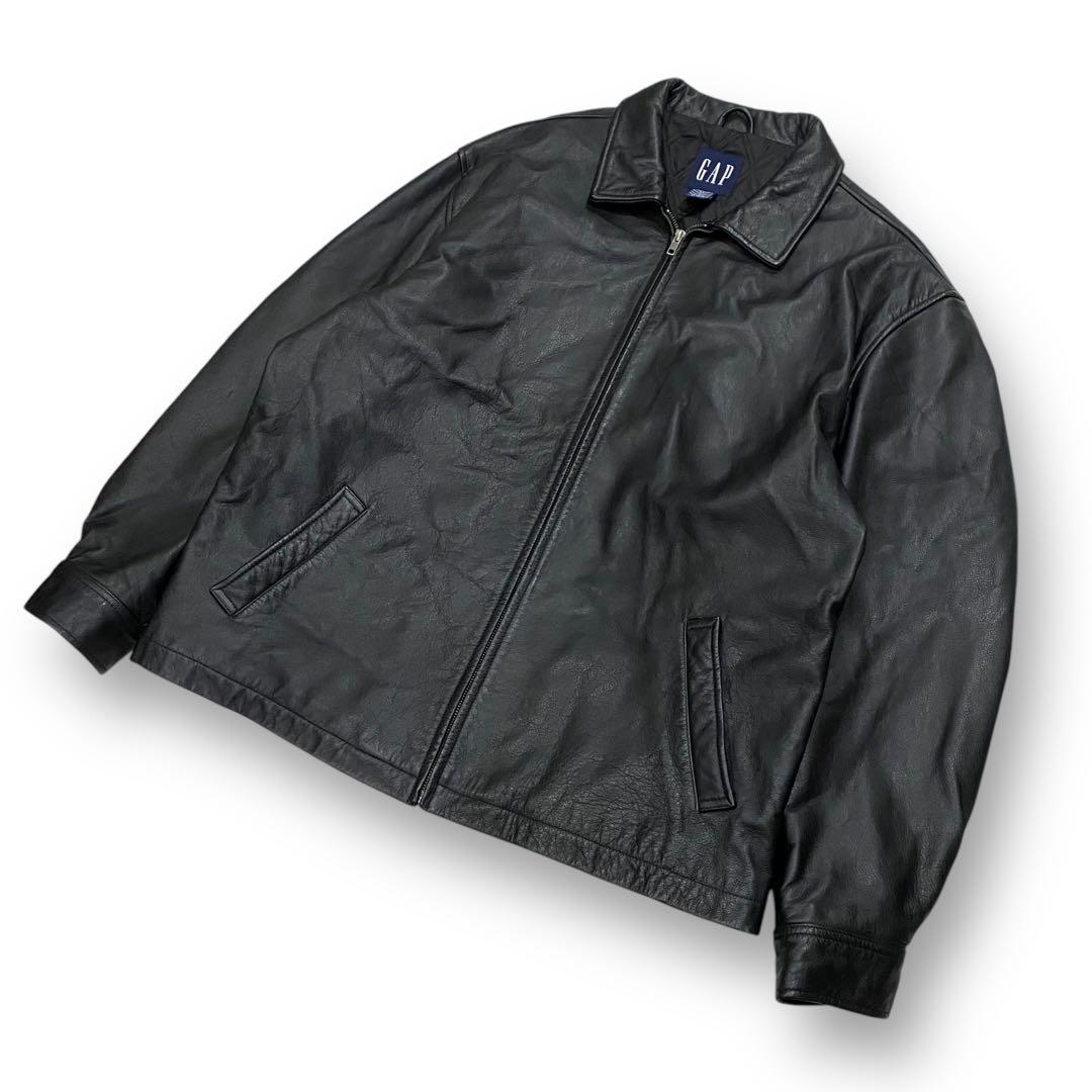 00's GAP ギャップ　レザージャケット　ミントコンディション