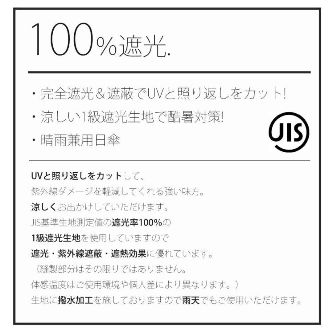 【新品未使用】ウタタネ　折畳み日傘　晴雨兼用　いぬハンドル　ナイトブルー