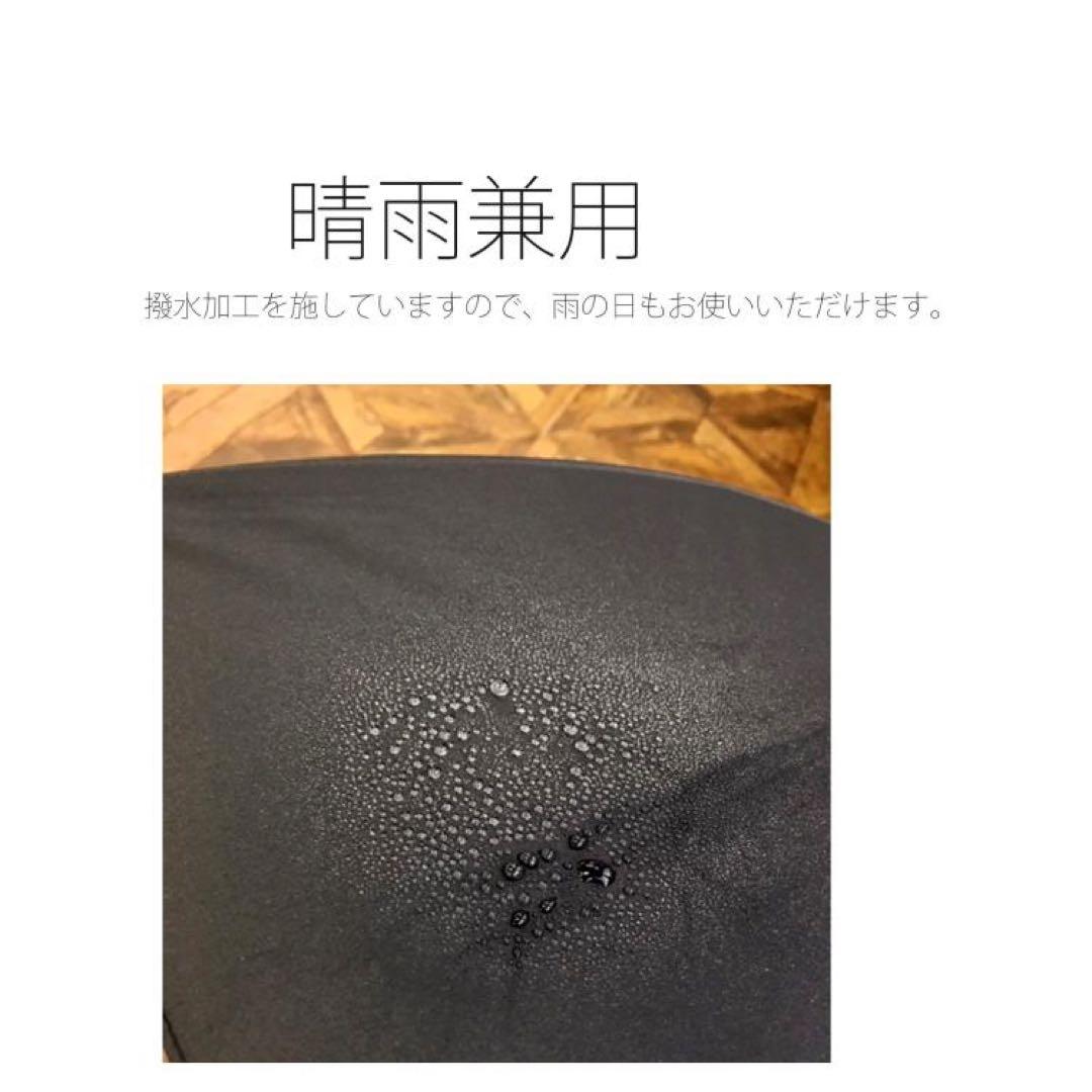 【新品未使用】ウタタネ　折畳み日傘　晴雨兼用　いぬハンドル　ナイトブルー