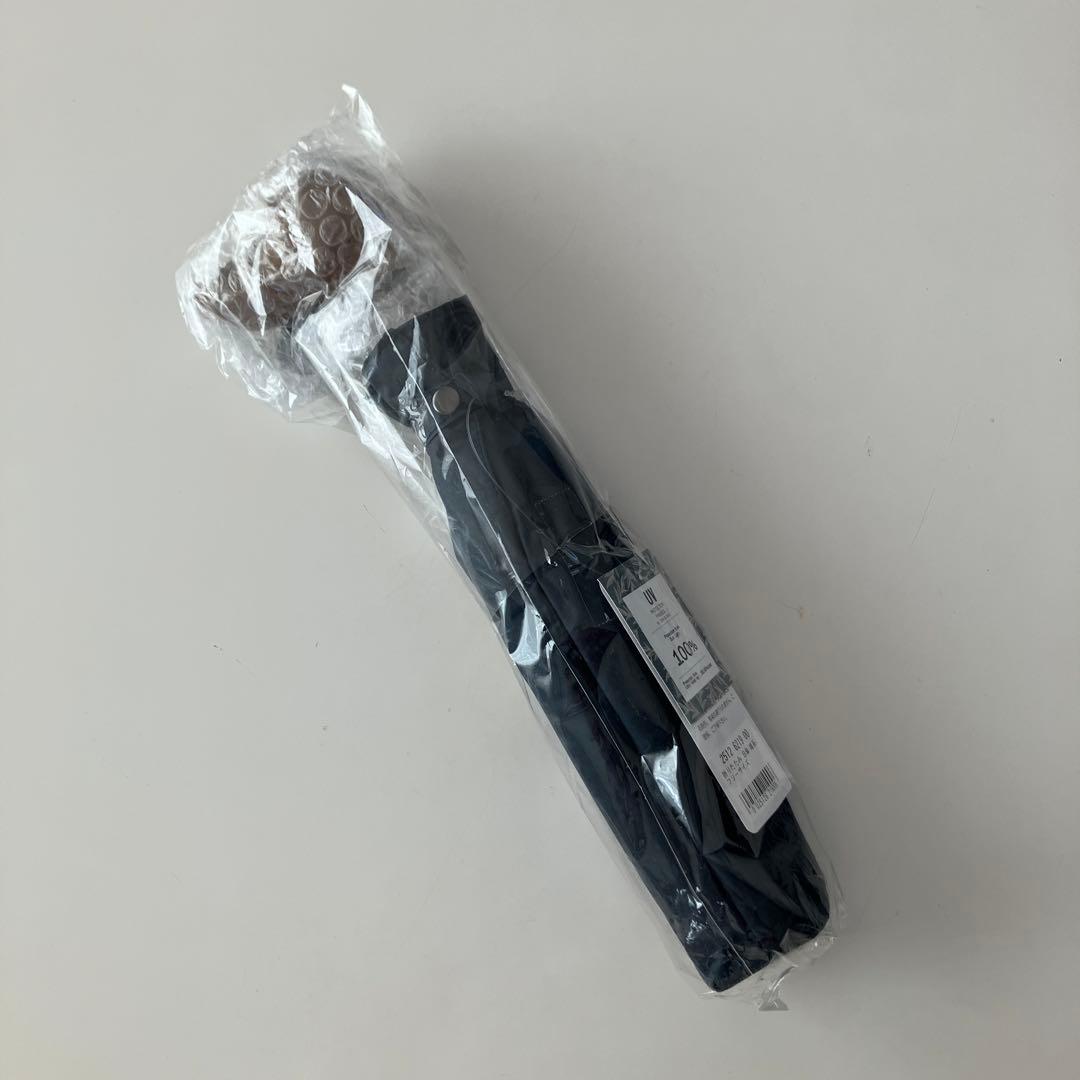【新品未使用】ウタタネ　折畳み日傘　晴雨兼用　いぬハンドル　ナイトブルー