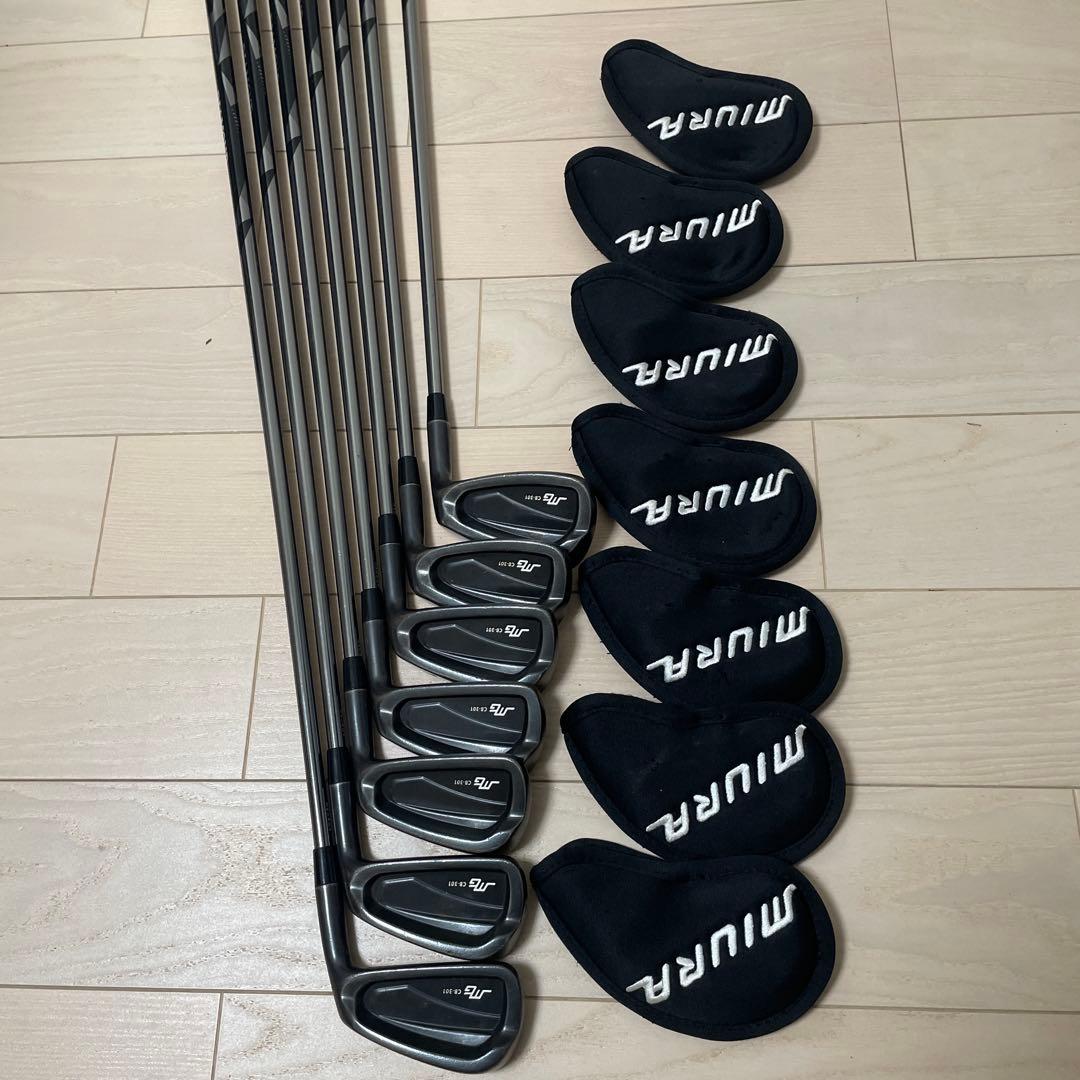 MIURA 三浦 CB301 アイアンブラック7本 DIAMONDスピーダー8S