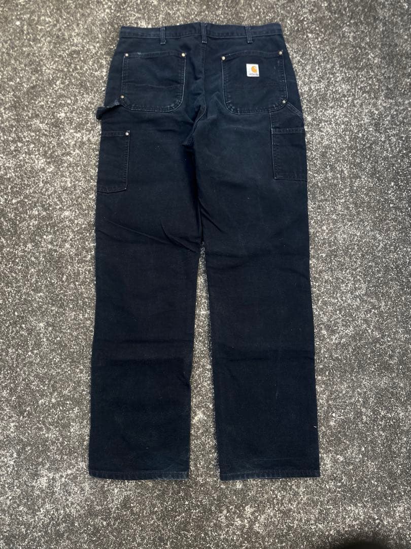 お*そ様 Carhartt B01 BLK ブラック ワークパンツ 34x34