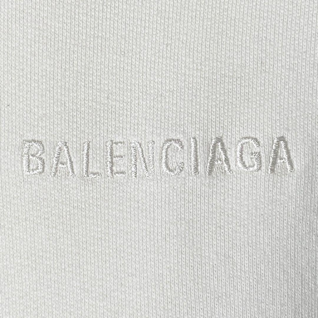 BALENCIAGA / パーカー 胸バックロゴ 10 ホワイト レディース