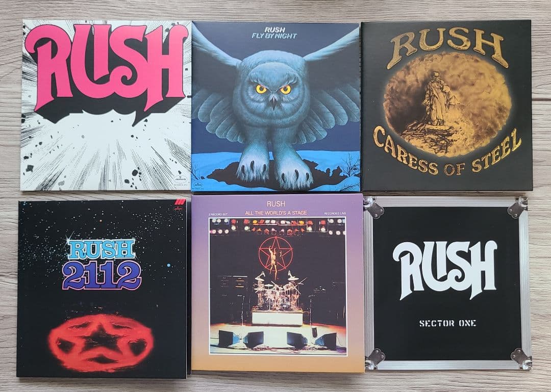 RUSH /ラッシュ スタジオアルバム15タイトル紙ジャケBOXセット(輸入盤)
