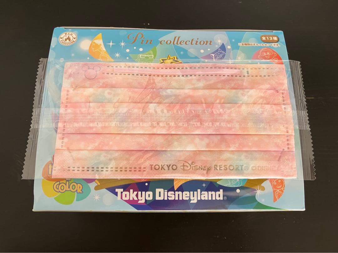 【新品未使用】ディズニー ハーモニーインカラー ピンバッジ（マスク付き）
