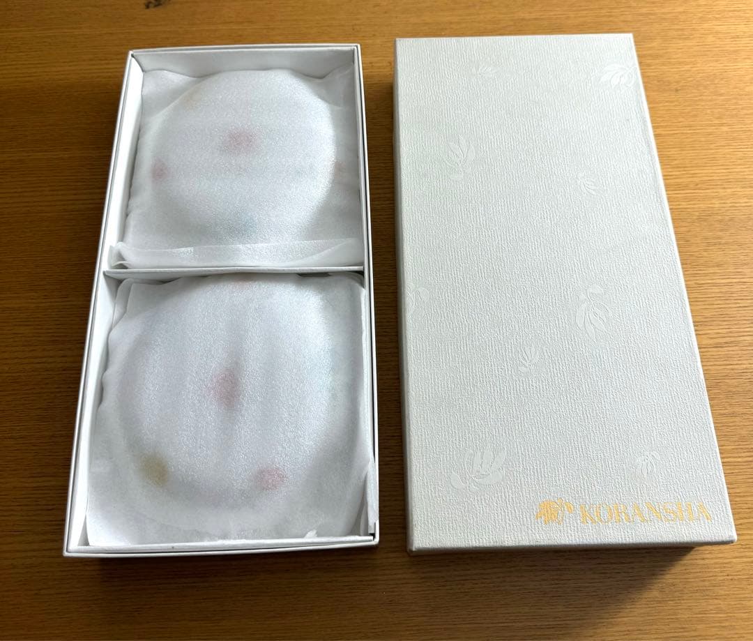 香蘭社 ローズ ガラス 3色 バラ 薔薇 プレート 皿