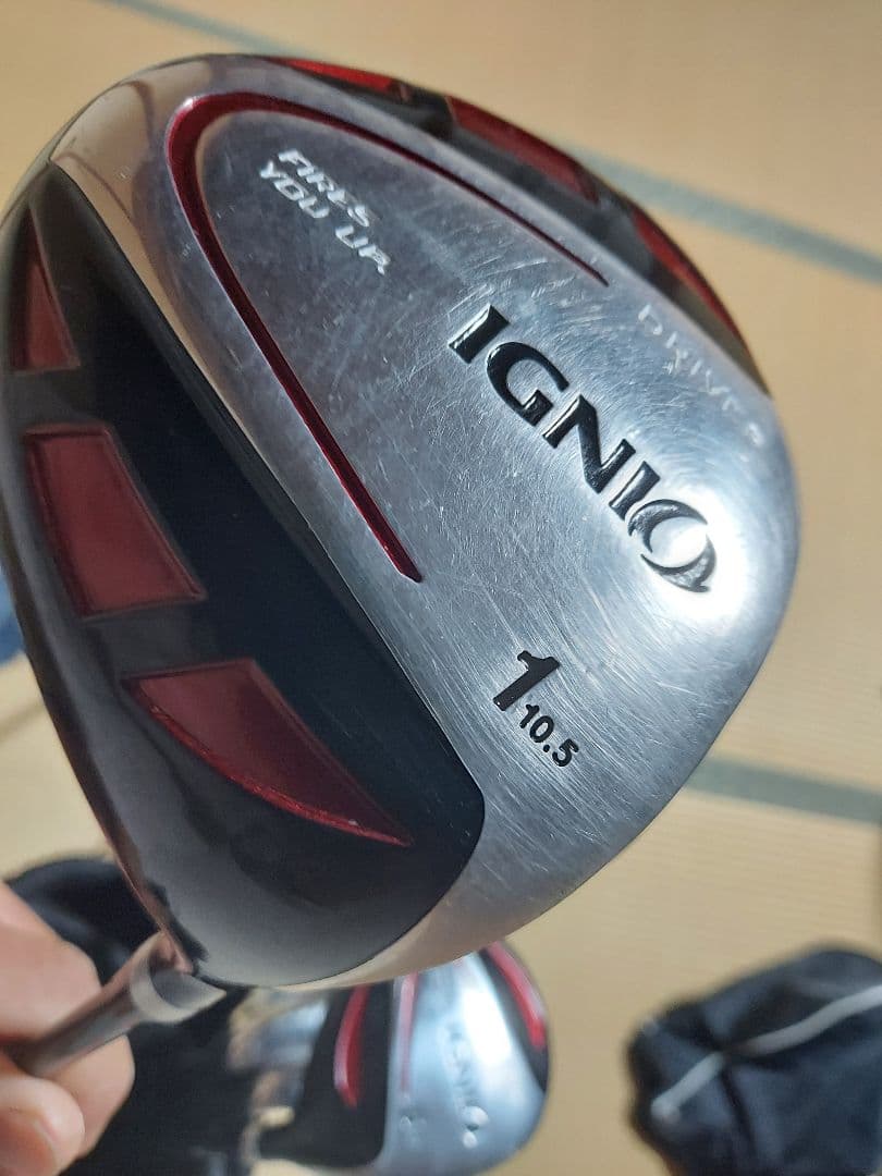 【送料込み】IGNIO 超軽量キャディバッグ 付き初級者セット