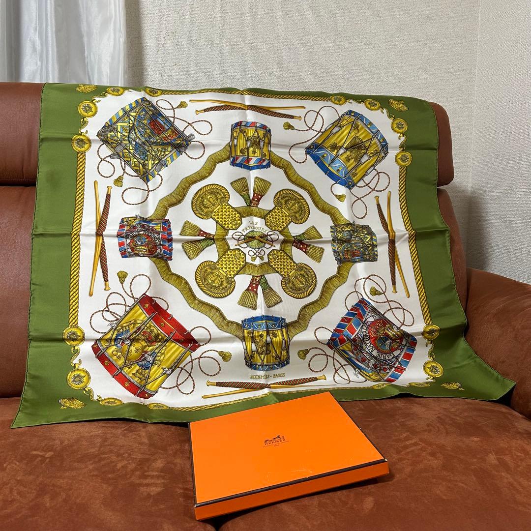 HERMES スカーフ 中古 保管品 美品