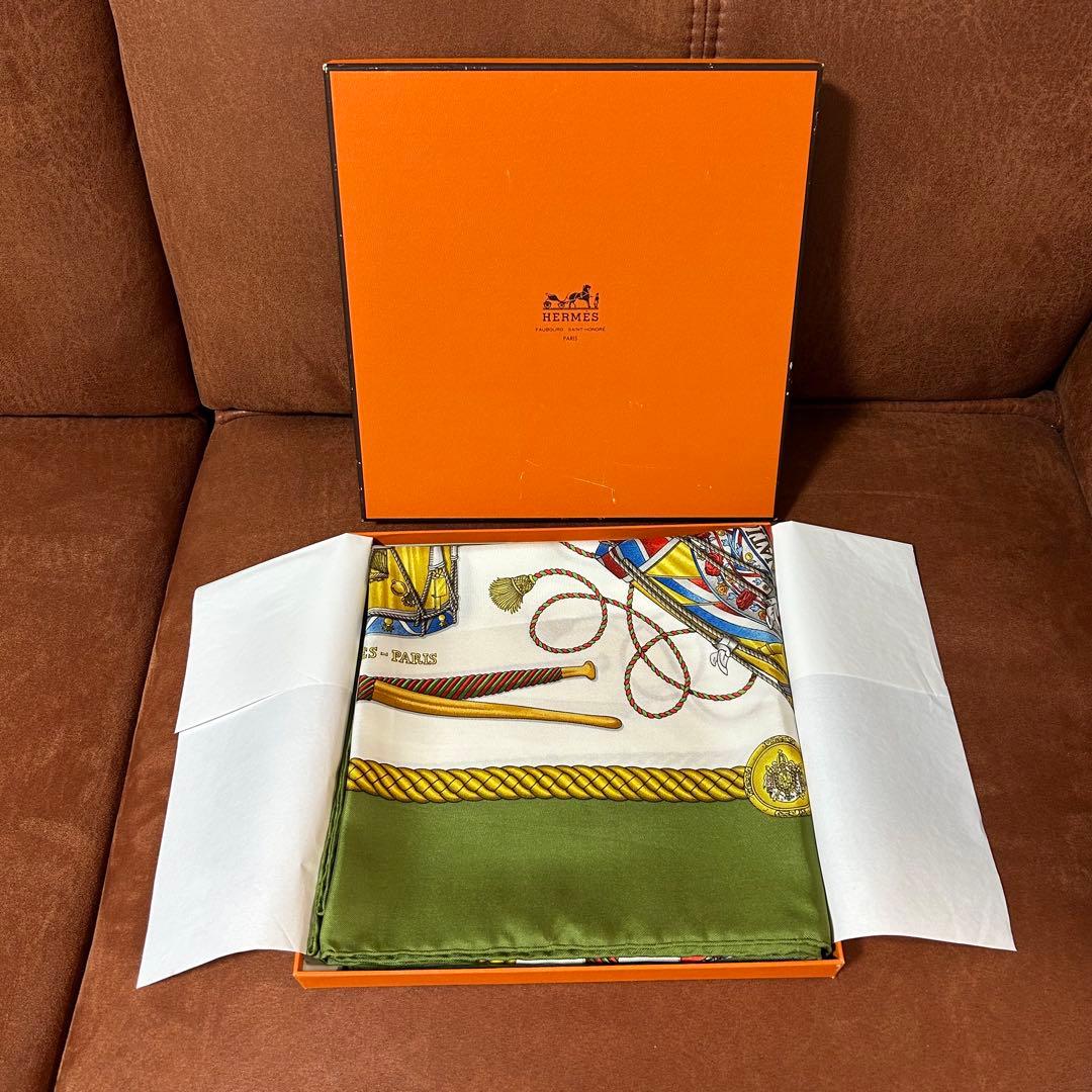HERMES スカーフ 中古 保管品 美品