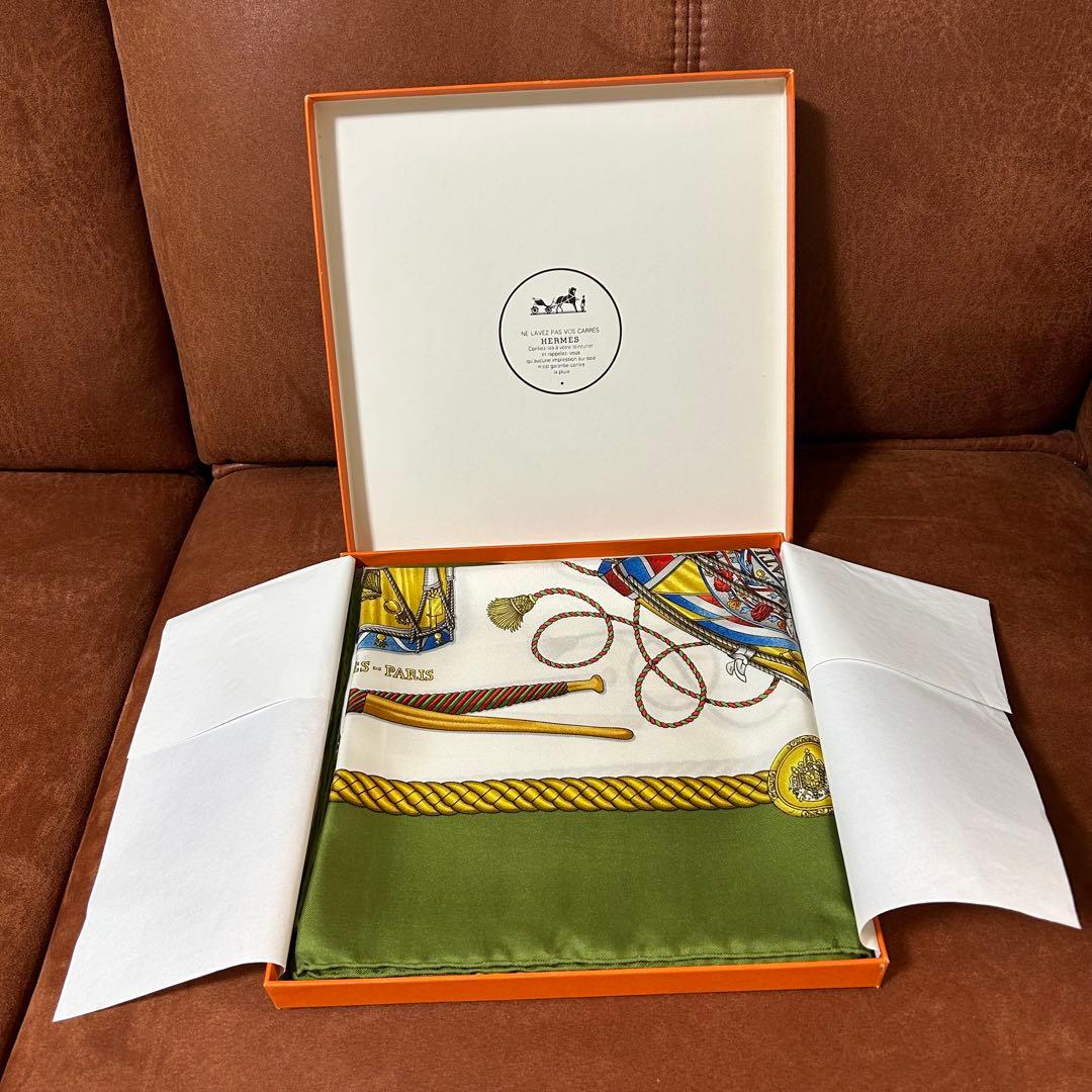 HERMES スカーフ 中古 保管品 美品