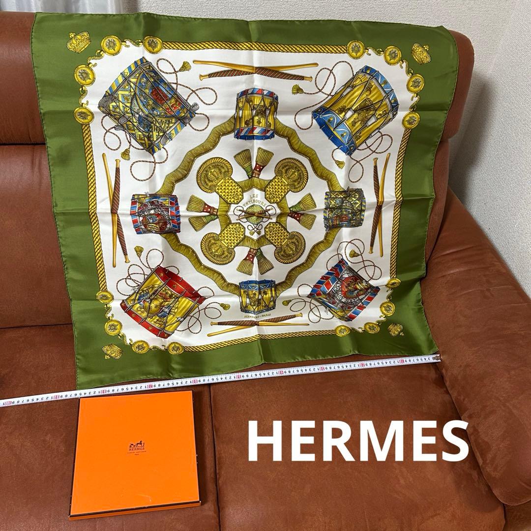 HERMES スカーフ 中古 保管品 美品