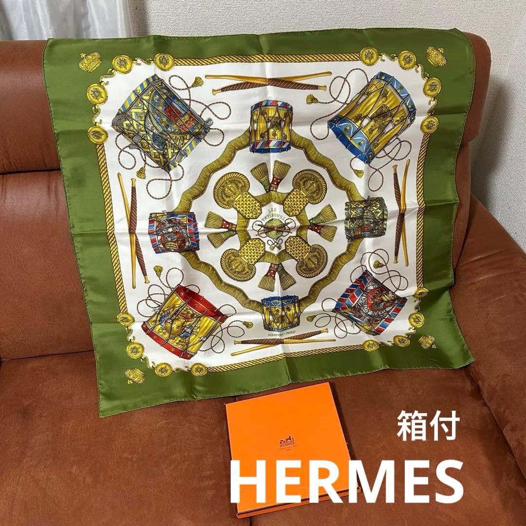 HERMES スカーフ 中古 保管品 美品
