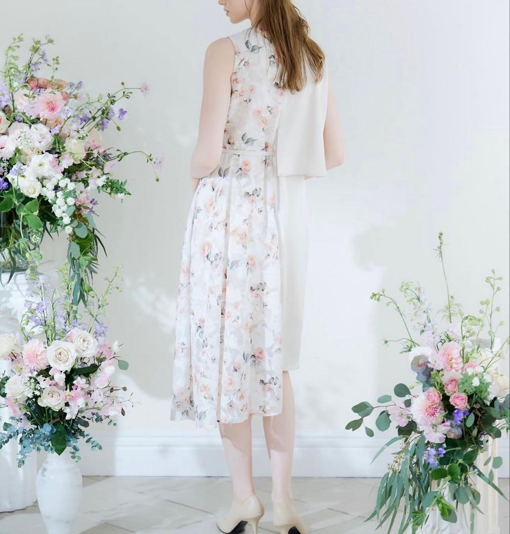 Riu(リウ) Flower & marble dress ワンピース