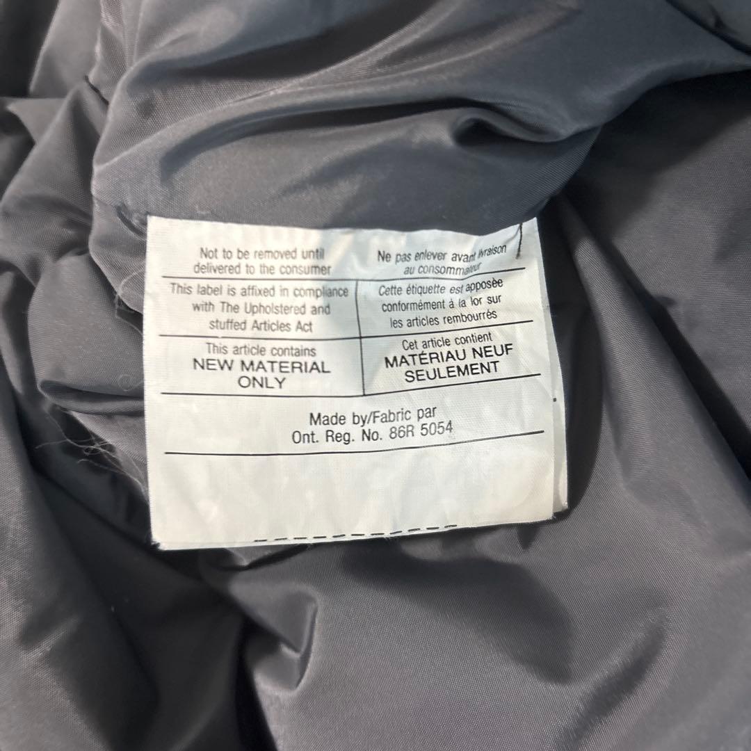 vintage 80s Eddie Bauer ダウンベスト 黒タグ グレー