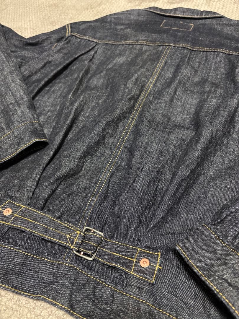 HOUSTON DENIM JACKET ワンウォッシュ ファースト Tバック