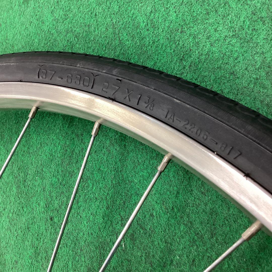 ステンレスリム　後輪 27x1-3/8 内装3段　27インチ ローラーブレーキ