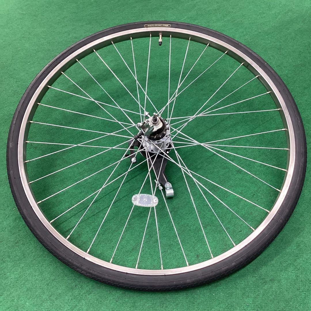 ステンレスリム　後輪 27x1-3/8 内装3段　27インチ ローラーブレーキ