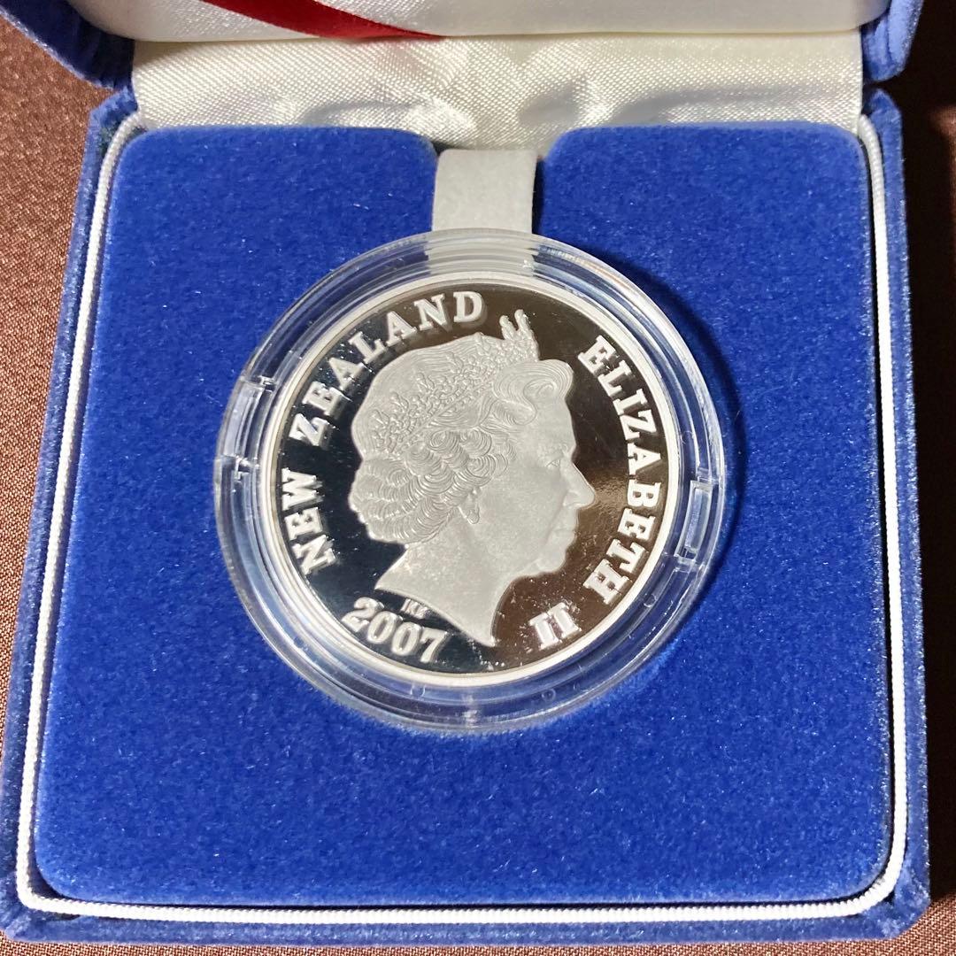 ニュージーランド　銀貨　2007　アオラキ　1オンス　古銭