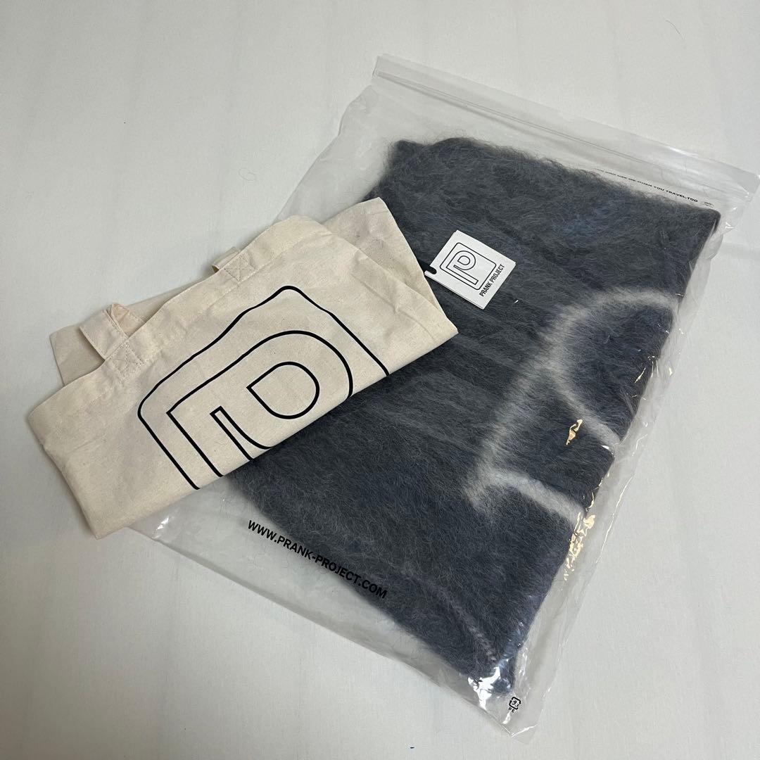 PRANK PROJECT グレー ロゴ入り ニットベスト
