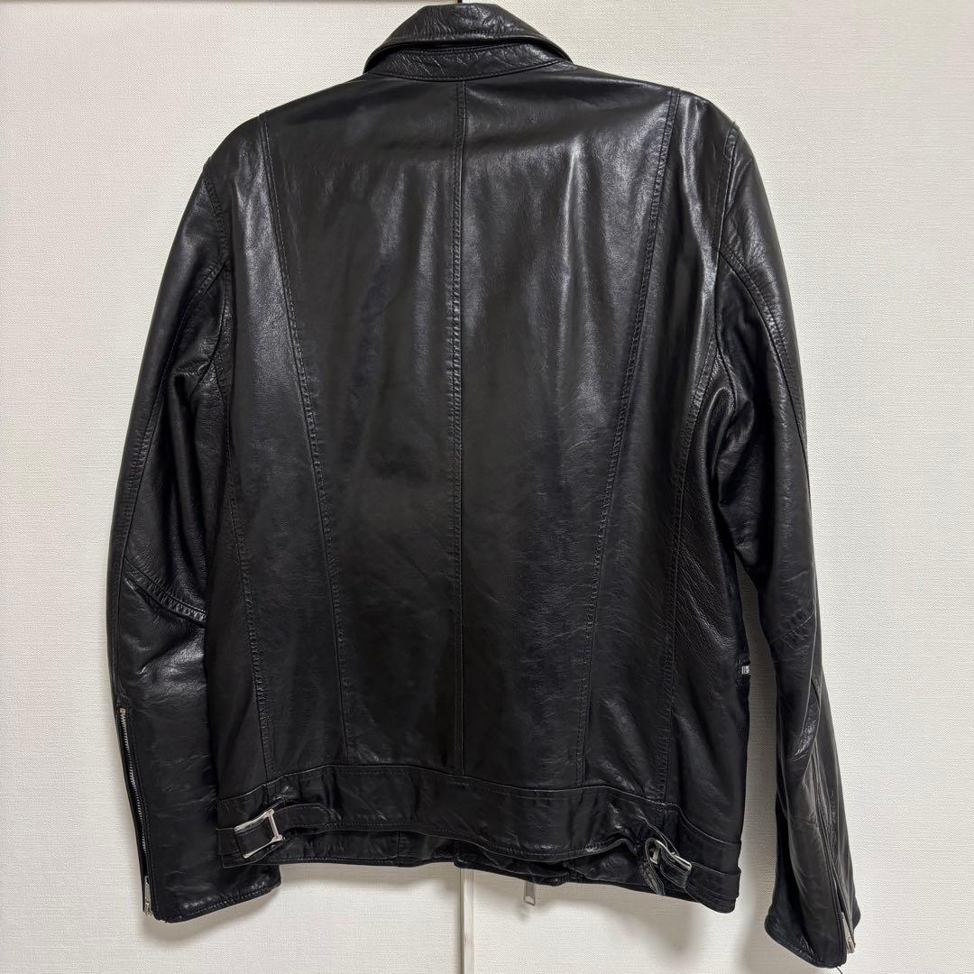 シープレザー ダブル ライダース ジャケット