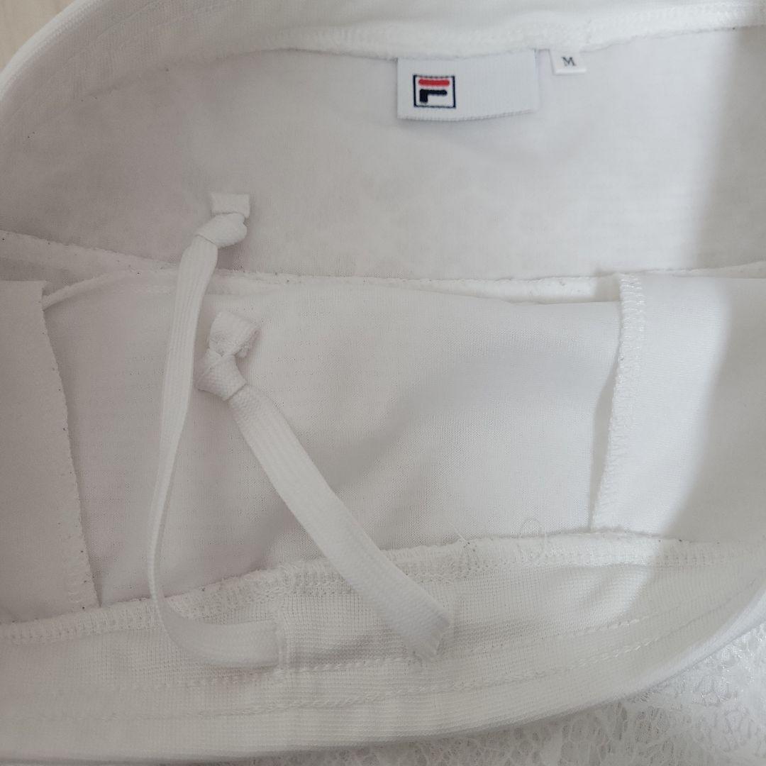FILA ホワイト レース付きスカート M