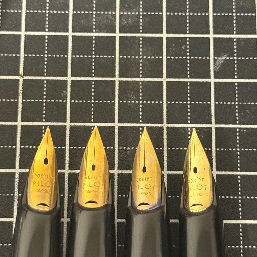 パイロット 万年筆 E 14K 4本セット