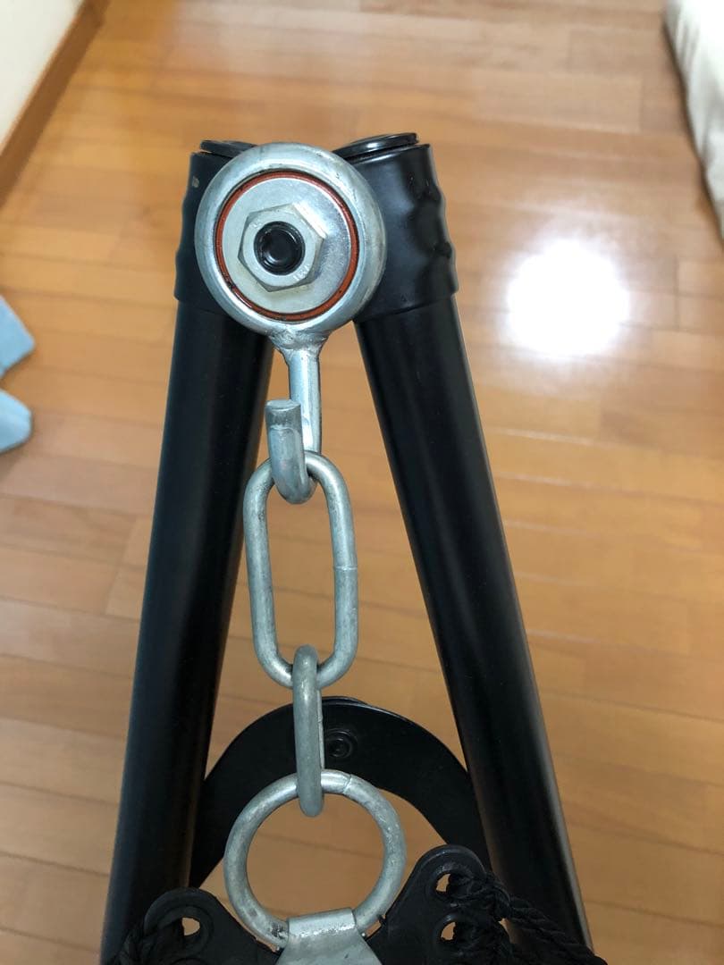 【室内使用のみ】シフラス　グレー ハンモック　自立式　 収納ケース付き
