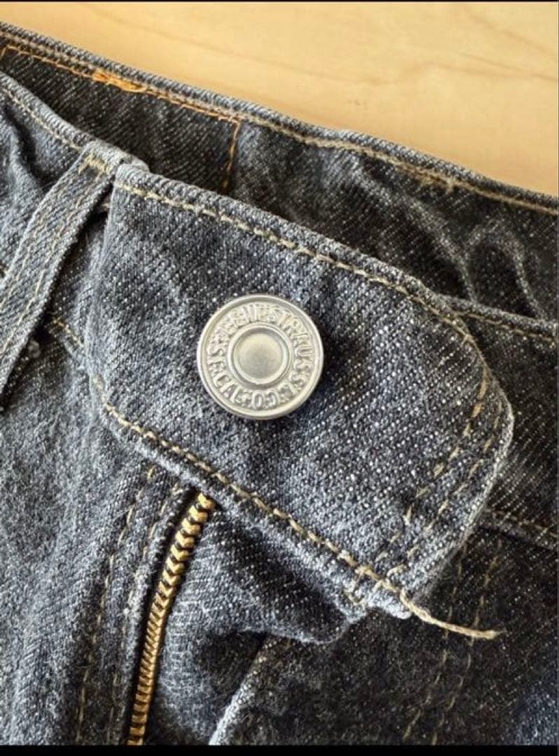 90s USA製 Levi’s 先染め W33 オレンジタブ517 BIGE