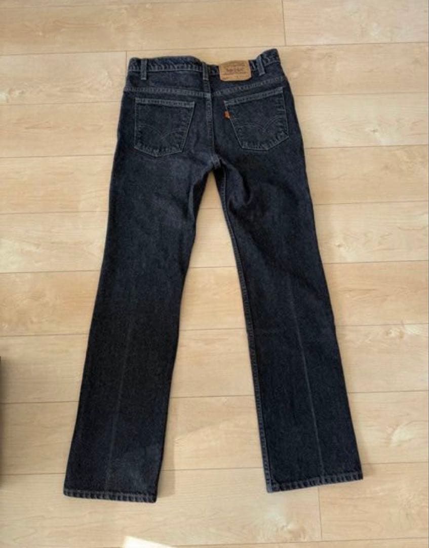 90s USA製 Levi’s 先染め W33 オレンジタブ517 BIGE