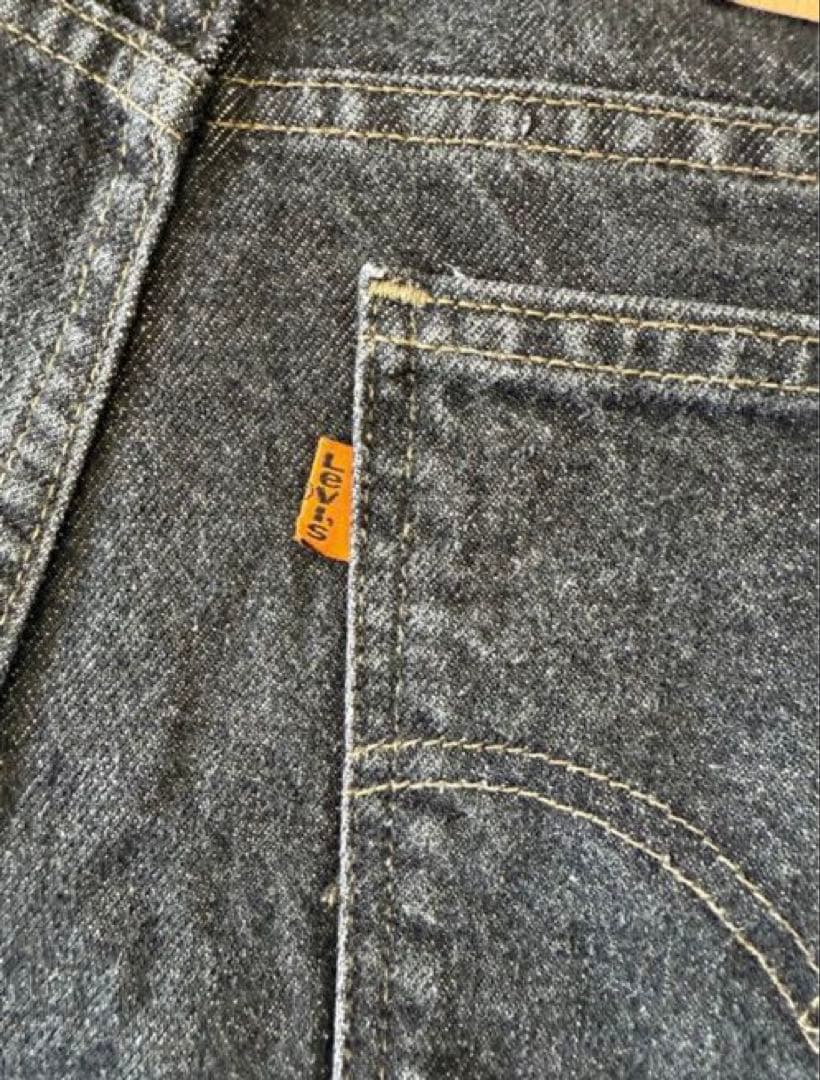 90s USA製 Levi’s 先染め W33 オレンジタブ517 BIGE