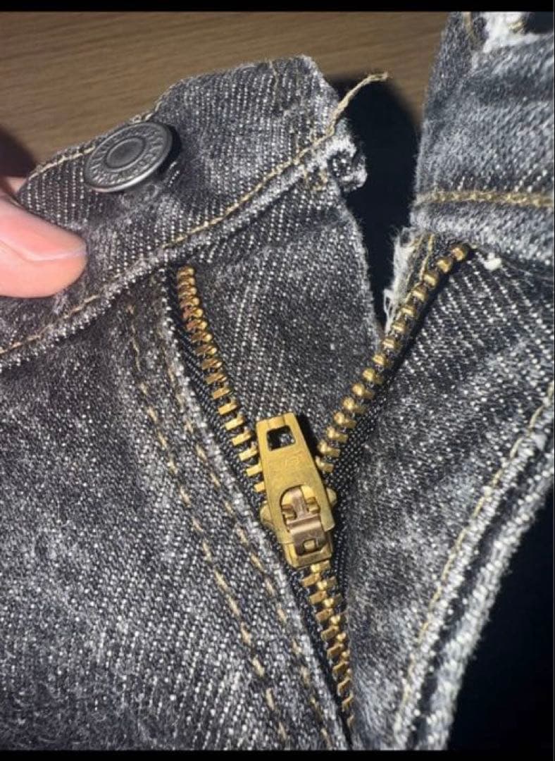 90s USA製 Levi’s 先染め W33 オレンジタブ517 BIGE